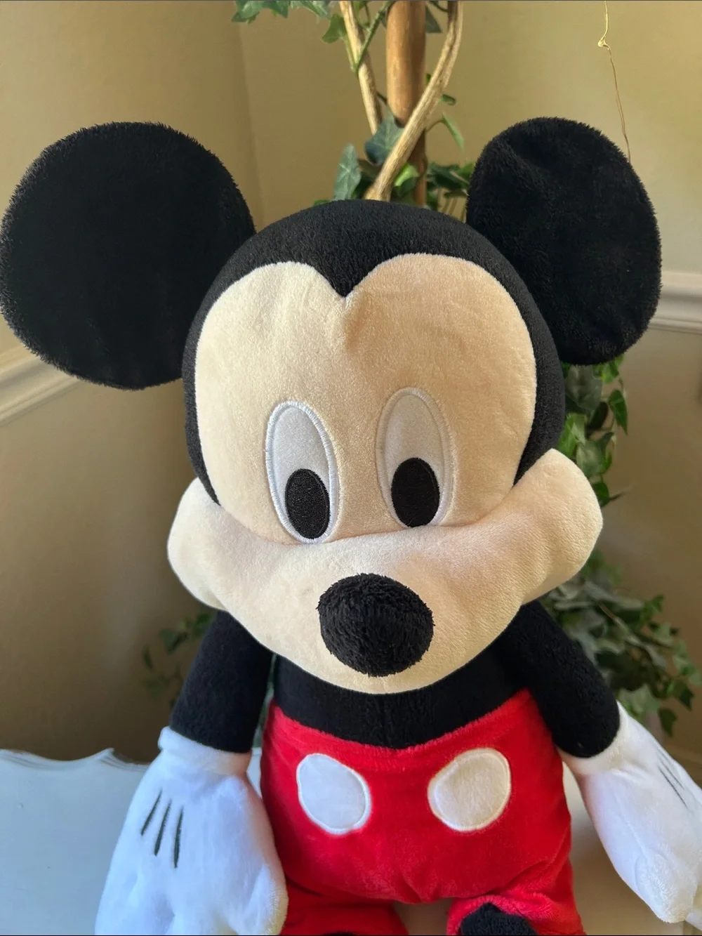 Disney Classic Mickey Mouse Plush - Black, Red, Yellow, Cream, White